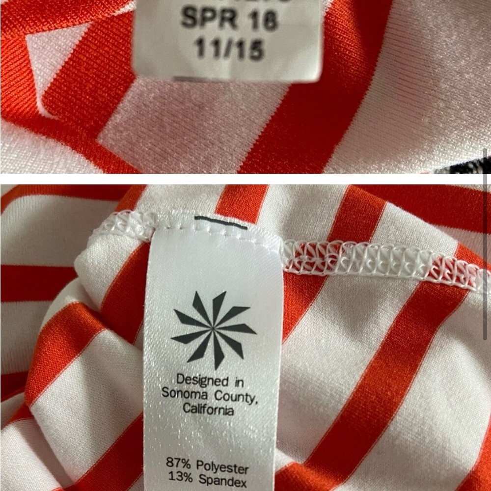 Athleta striped tank medium - Picture 4 of 5